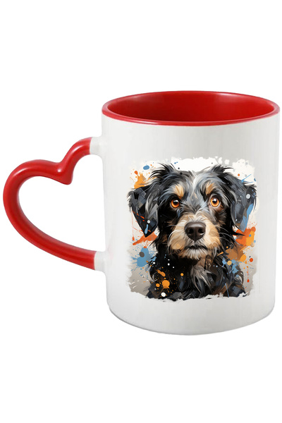 StoryGift Romania Cana Cu Caine, Ochi, Pete De Vopsea, Iubitori De Catei, Mul...