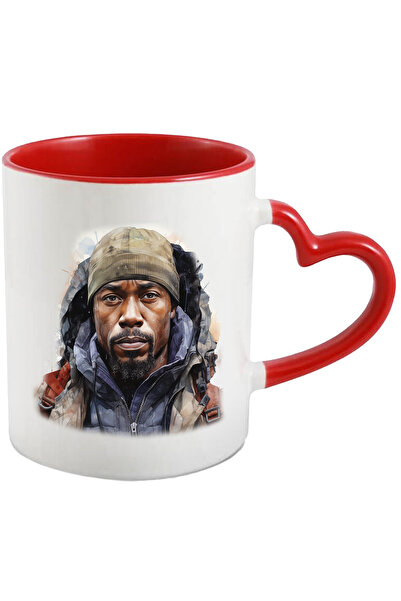 StoryGift Romania Cana Cu Tyreese Williams, The Walking Dead, Serial, Personaj, Multicolor 330 ml,, Cu Maner Inim