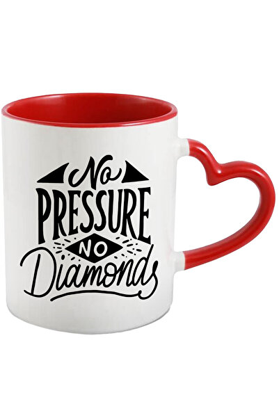 StoryGift Romania Cana Cu Mesaj In Engleza No Pressure No Diamonds, Presiune,...