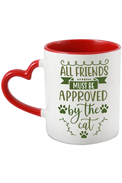 StoryGift Romania Cana cu labute si mesajul "Toti prietenii trebuie sa fie ap...