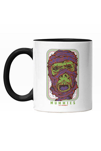 StoryGift Romania Cana Cu Text In Engleza Mummies, Portret Mumie Gura Deschis...