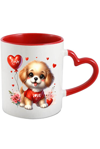 StoryGift Romania Cana cu un catelus vesel si jucaus | ilustratie | afectiune...