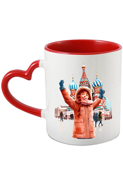 StoryGift Romania Cana cu o fata vesela, calatorie, ilustratie, biserica din ...