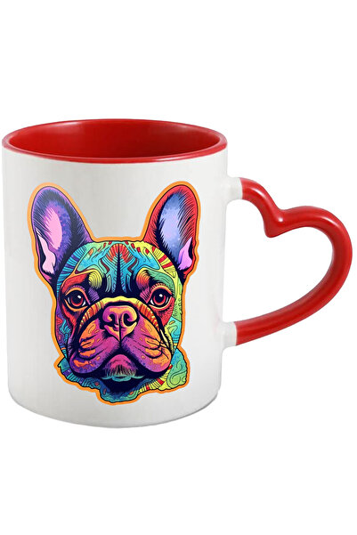 StoryGift Romania Cana Cu Caine, Portret, Psiheledic, Abstract, Bulldog Franc...