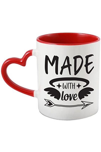 StoryGift Romania Cana cu stelute si textul "Made with love" - facut cu iubir...
