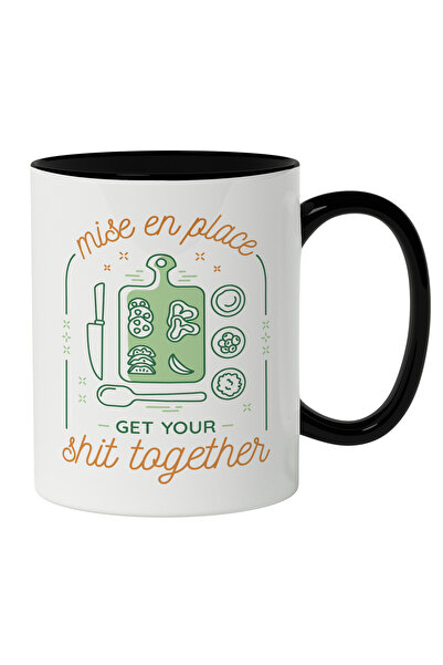 StoryGift Romania Cana Cu Tocator De Bucatarie, Mesaj Mise En Place Ghet Your...