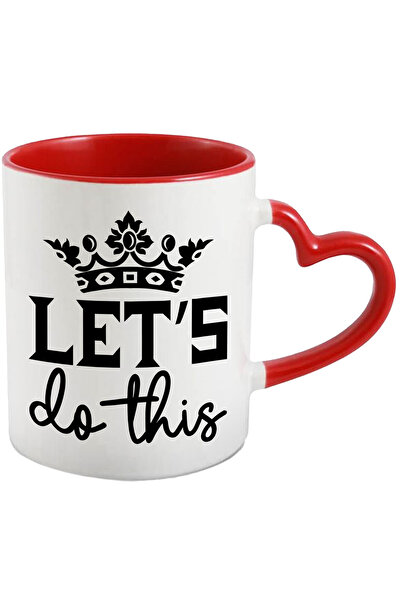 StoryGift Romania Cana cu o coroana regala si mesajul "Let's do this" - hai s...