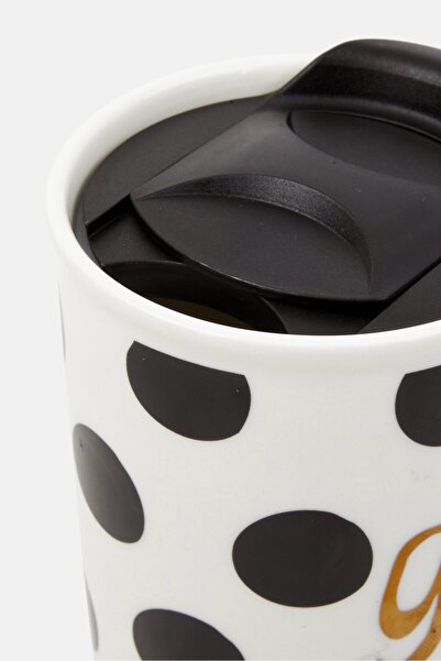 Creative Tops Girl Boss Double Walled Travel Mug 380 ml, White