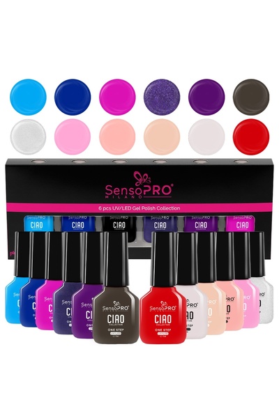 SensoPRO Milano Set de 12 oje semipermanente Ciao într-un singur pas - Ciao, Frumusețe!