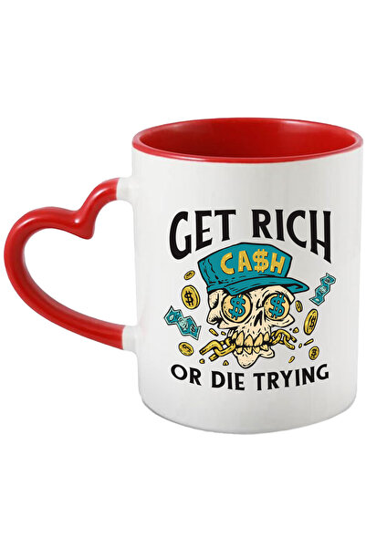 StoryGift Romania Cana Cu Mesaj In Engleza Get Rich Or Die Trying, Bani, Cran...