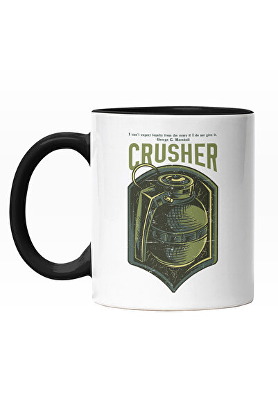 StoryGift Romania Cana Cu Grenada DE Razboi, Text In Engleza Crusher, Lupte De Front, Iubitorii De, Cu Maner Negru