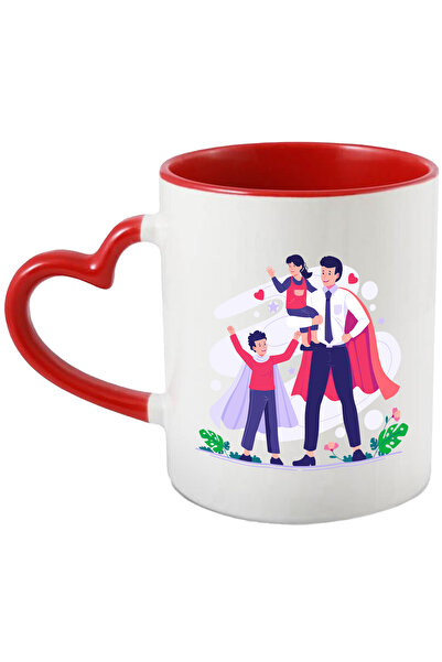 StoryGift Romania Cana Cu Tata, Copii, Pelerina, Supereroi, Multicolor 330 ml...