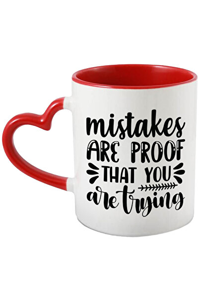 StoryGift Romania Cana cu mesaj motivational "Mistakes are proof that you are...
