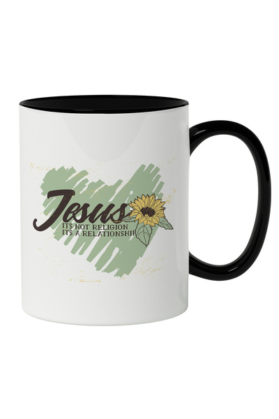 StoryGift Romania Cana Cu Mesaj In Engleza Jesus It's Not Religion It's A Rel...