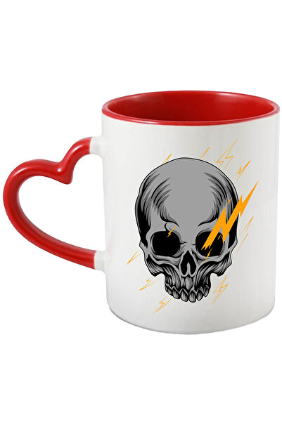 StoryGift Romania Cana Cu Craniu, Fulger, Electric, Ilustratie, Dinti, Multic...