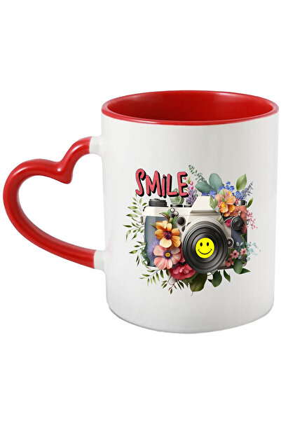 StoryGift Romania Cana cu aparat de fotografiat cu mesajul "Smile", ilustrati...