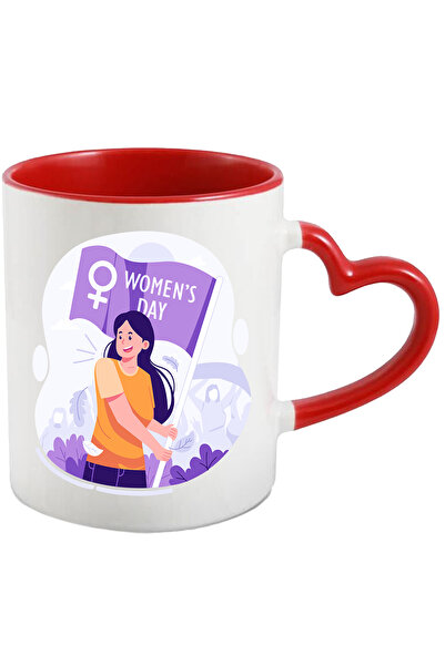 StoryGift Romania Cana Cu Mesaj In Engleza Women's Day, Ziua Femeii, Steag, F...