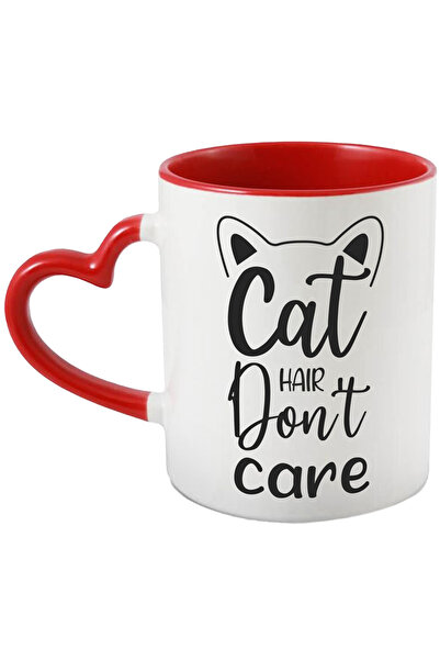 StoryGift Romania Cana cu urechiuse de pisica si cu textul "Cat hair don't ca...