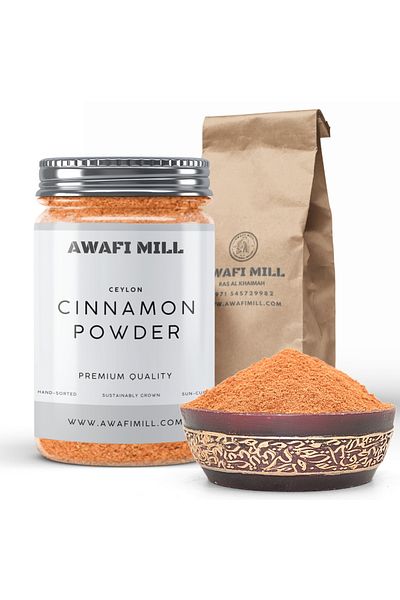 AWAFI MILL Sri Lankan Cinnamon Powder | Ceylon Dalchini - Bottle of 100 gram / 3.5 Oz
