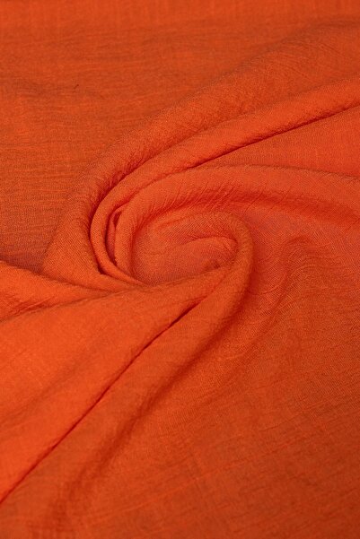 Kumaş Deposu Luna Keten Culoare Mango din material tip stofă