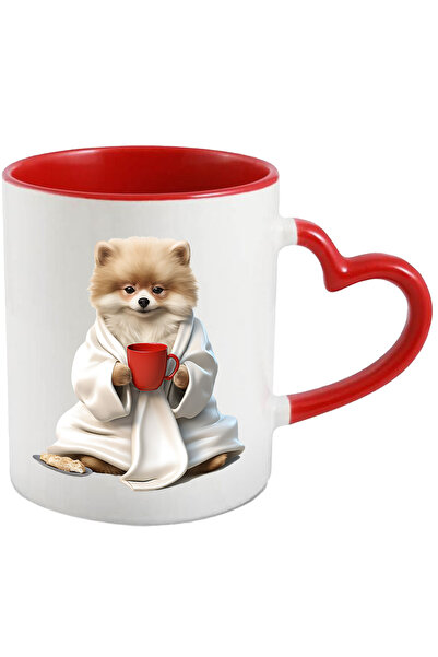 StoryGift Romania Cana cu un catel blanos care poarta un capod alb | ilustrat...