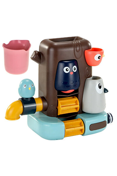 zola Jucarie de baie pentru copii, Pasarele vesele si colorate, prindere cu v...