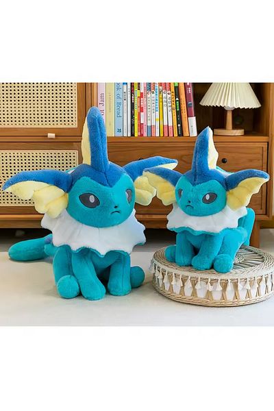 NB market Eevee Evolution Plush Toy Large 45cm Pokemon Plush Toy Furry Dog Cat Plush