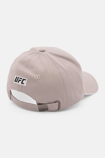UFC Men Embroidered Logo Adjustable Cap, Grey