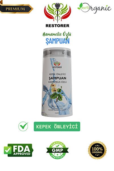Restorer Hamamelis Özlü Kepek Önleyici Şampuan