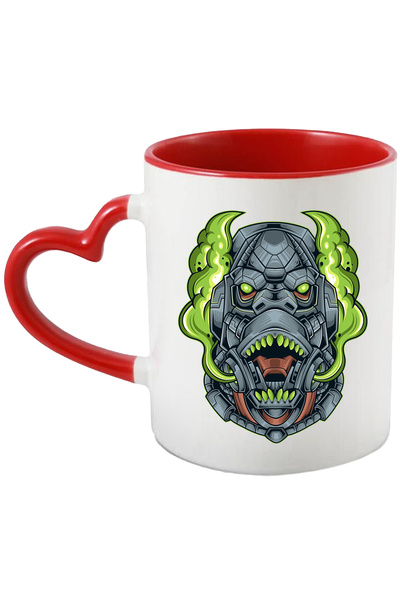 StoryGift Romania Cana Cu Gorila, Robot, Mecha, Fum, SF, Cyberpunk, Multicolo...