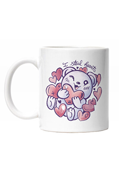 StoryGift Romania Cana Cu Mesaj In Engleza I Steal Hearts, Ursulet albastru I...