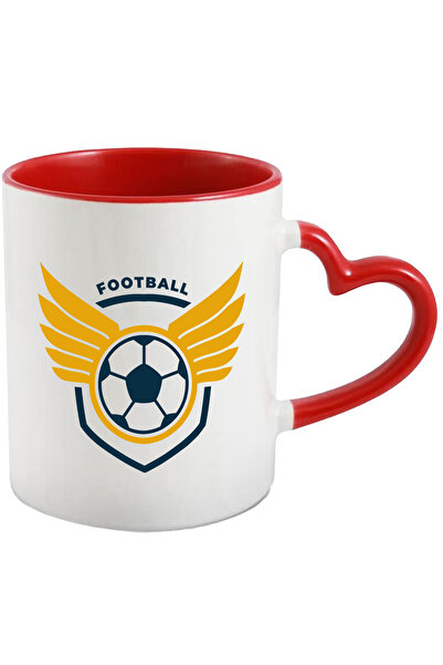 StoryGift Romania Cana Cu Mesaj In Engleza Football, Emblema, Minge, Aripi, S...