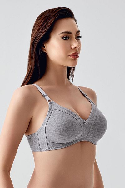 C&City Gray Minmizer Supportless Bra - C11750