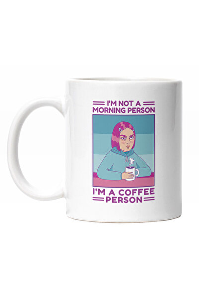 StoryGift Romania Cana Cu Fata Suparata Mesaj In engleza I'm Not a morning Pe...