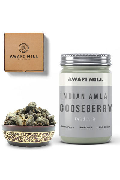 AWAFI MILL أملا مجففة | عنب الثعلب الهندي | فيلانثوس إمبليكا - زجاجة ١٠٠ غرام...