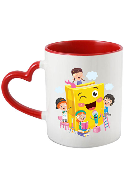 StoryGift Romania Cana Cu Carte, Scara, Copii, Creion, Eprubeta, Nori, Pensul...