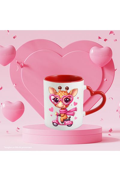 StoryGift Romania Mug - Pink - Ceramic