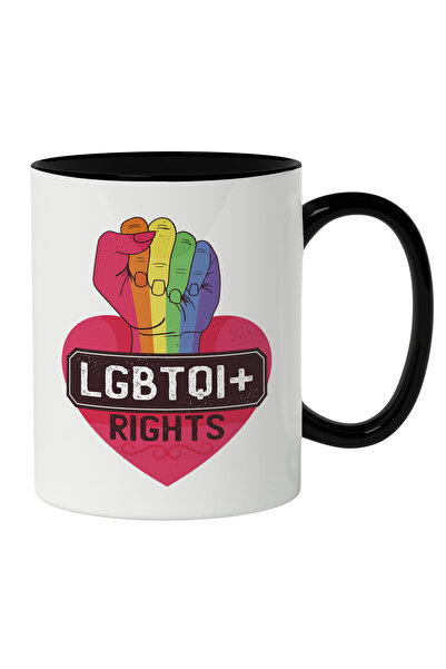 StoryGift Romania Κούπα "LGBTQI+ Strong Man", Μήνυμα στα Αγγλικά για Δικαιώμα...