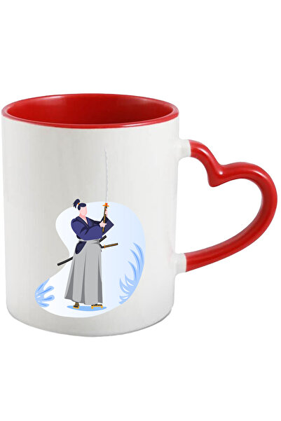 StoryGift Romania Cana Cu Samurai, Kendo, Sport, Katana, Multicolor 330 ml, C...