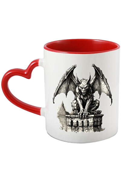 StoryGift Romania Cana cu o statuie reprezentand o creatura inspaimantatoare ...