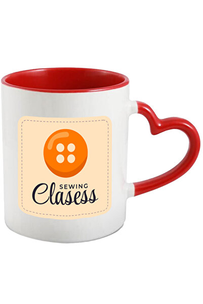 StoryGift Romania Cana Cu Mesaj In Engleza Sewing Classes, Lectii De Cusut, Croitorie, Nasture, Mu, Cu Maner Inim