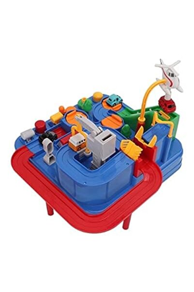 zola Pista interactiva cu obstacole, 4 masinute si un elicopter, macara, 27 x...