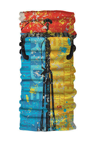 FG KONNİCHİWA МОТОЦИКЛЕТНИЙ ВЕЛОСИПЕДНИЙ МОТИВ Бандана Outdoor Нашийник Мотоцикл Жінка Чоловік buff Багатофункціональна бандана