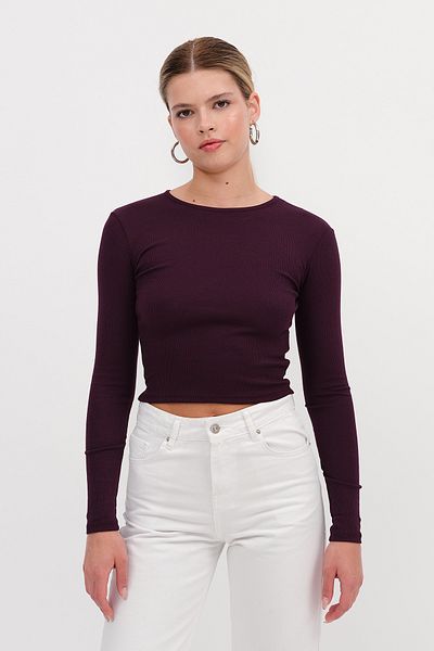 Addax Μπλούζα Crew Neck Rib Modal B13342-N3