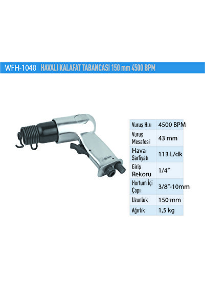 Wufu WFH-1040 150 mm Kalafat Tabancası
