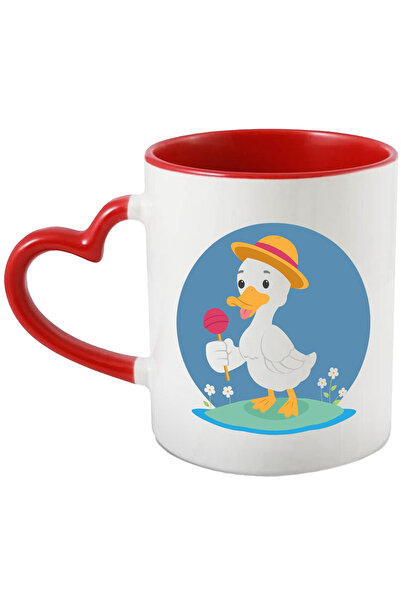 StoryGift Romania Cana Cu Rata, Acadea, Palarie, Flori, Multicolor 330 ml, Ce...