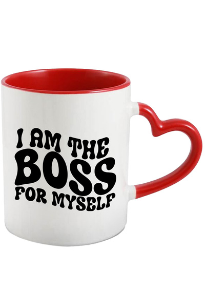 StoryGift Romania Cana cu mesajul "I am the boss for myself" - eu sunt seful ...