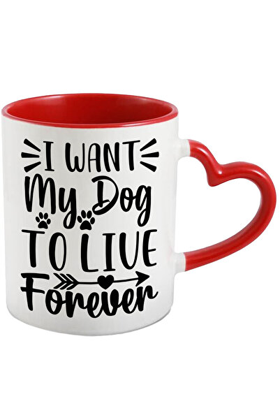 StoryGift Romania Cana cu inimioara si textul "Vreau sa traiasca pentru totde...