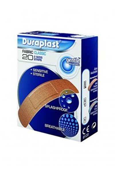 duraplast Fabric Classic Bandage 20 Strips, 2 Sizes