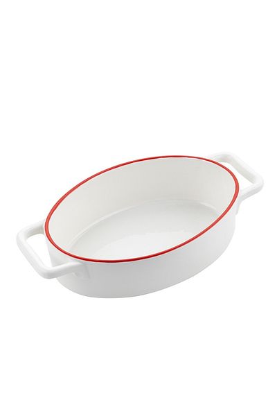Florentina Yuca oval ceramic baking tray 27 cm
